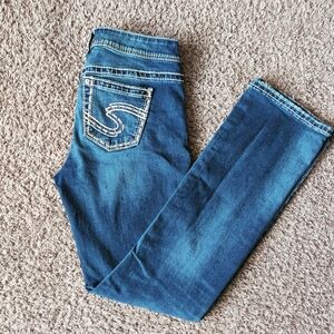 Silver Jeans Blue Suki Slim Boot Denim